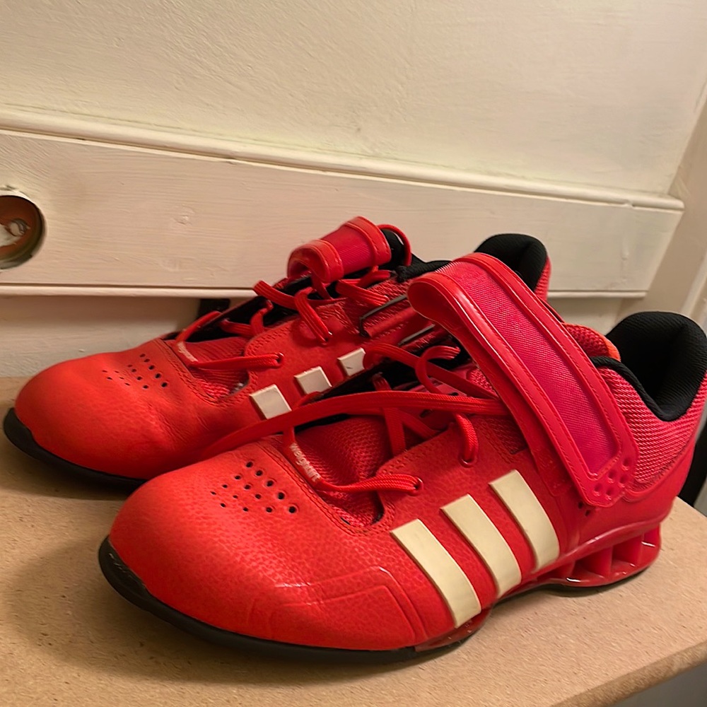 Adidas Adipower Weightlifting Shoes Orange (discontinued model)